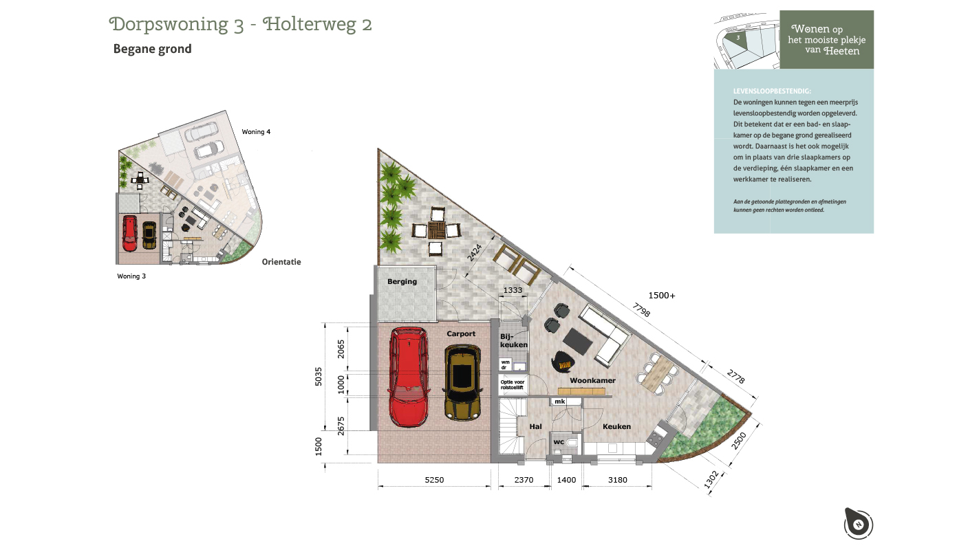 Nieuwbouw Heeten dorp duurzame woningen gerealiseerd Holterweg en de Dorpsstraat