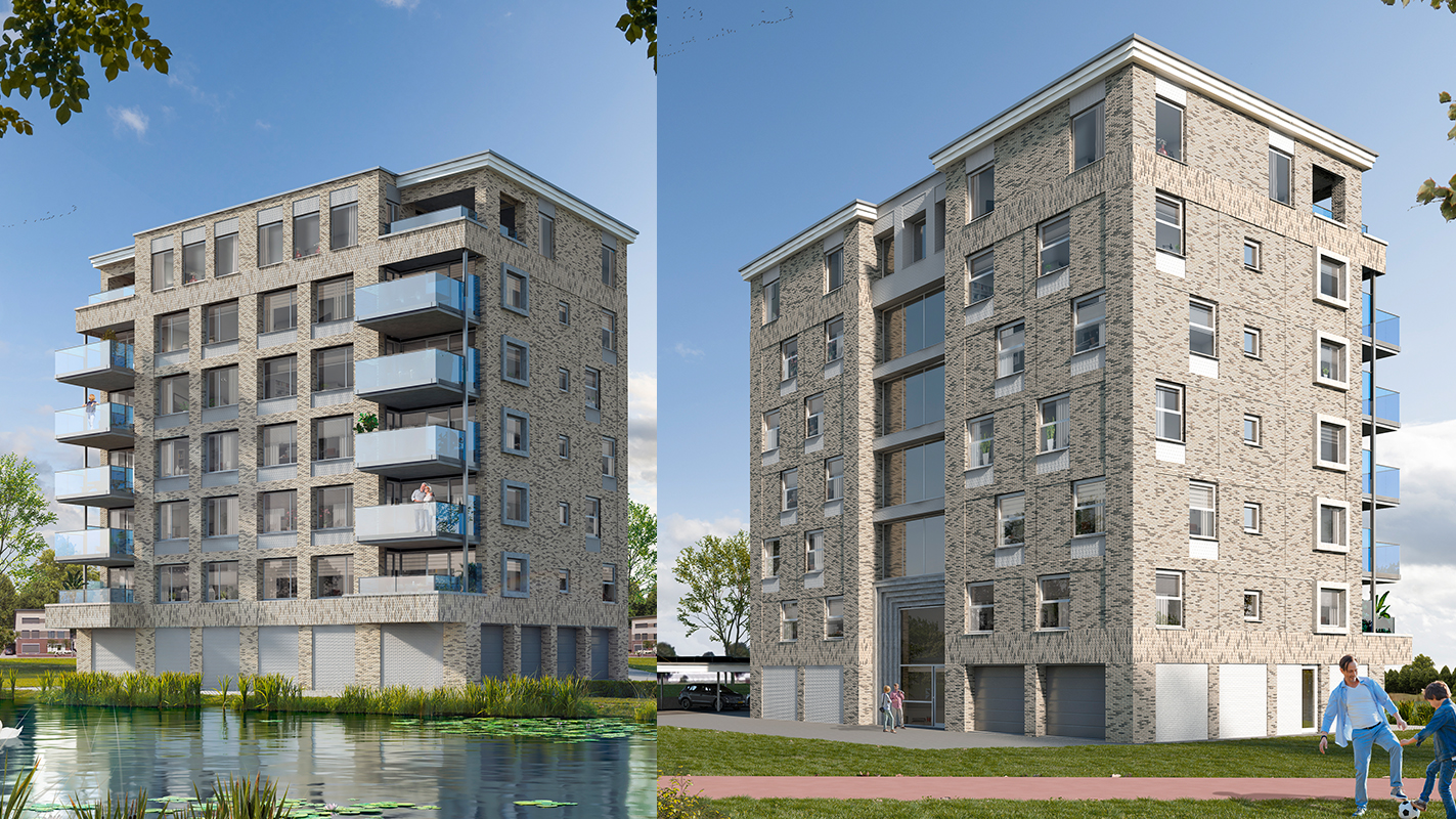 Nieuwbouw 11 Luxe- appartementen ‘Biesbosch’ Dedemsvaart